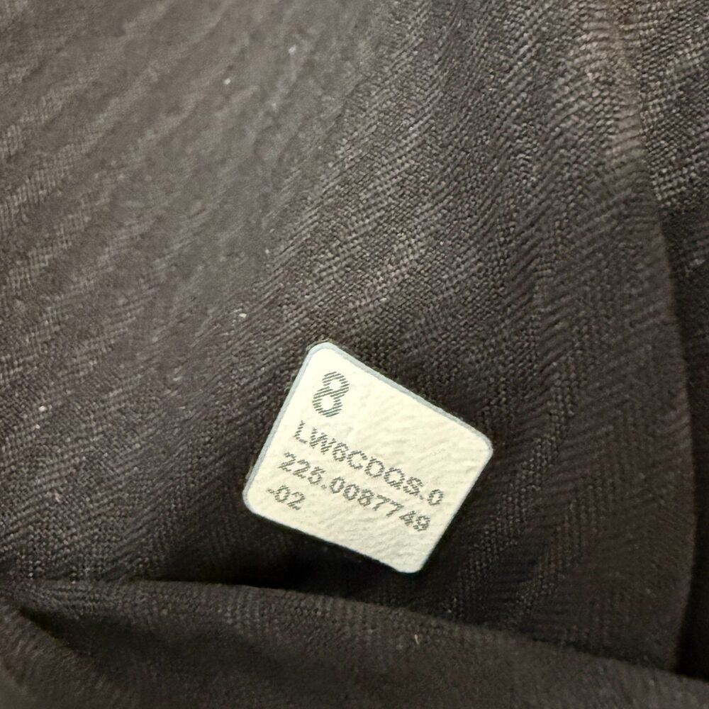 Lululemon Dance Studio Mid-Rise Crop 25" Black Size 8 Running Activewear Yoga - Picture 6 of 9